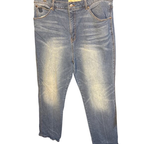 Gloria Vanderbilt X Christian Siriano Womens Denim Jeans Size 32/14 Blue Mid-Ris - Picture 1 of 7